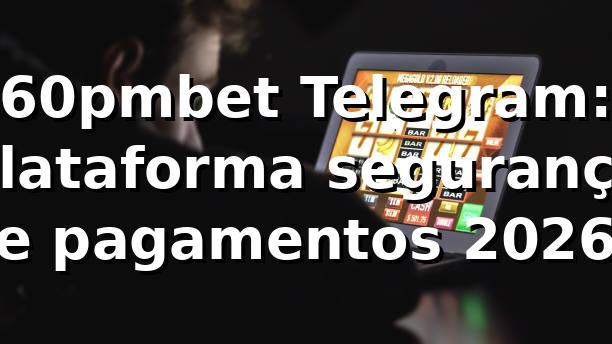 60pmbet Telegram: plataforma, segurança e pagamentos 2026